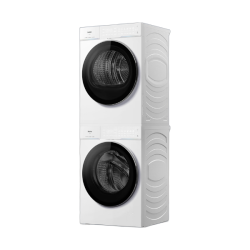 海尔 云溪4.0 Pro系列 XQG100-BLEG75DWU1+GA100-STQ75DWU1 双擎热泵式洗烘套装 10KG 冰雪白