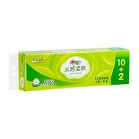 心相印 云感无芯卷纸家用卫生纸卷筒纸4层117g12卷纸巾单提实惠装