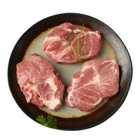 郯润食品 黑猪梅花肉4斤/袋 冷冻梅条肉生鲜烧烤食材