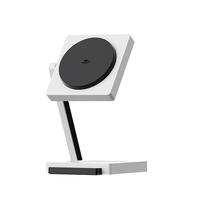 魅族 PANDAER 二合一桌面无线充电器 15W+5W无线双充 磁吸 便携折叠 CNC全金属骨架