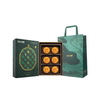 美心 Meixin）猫山王榴莲软心月饼270g 中国香港中秋礼盒礼品