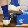 阿迪达斯 （adidas）三叶草samba ADV男女款经典复古德训低帮运动黑白休闲板鞋 IH4881白红 38 (235mm)