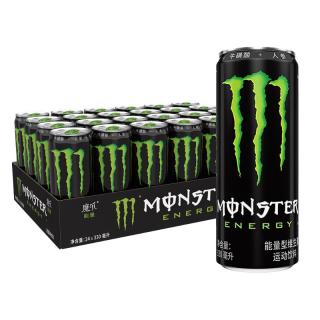 Monster Energy 魔爪 魔爪饮料330ml运动饮料魔爪能量维生素功能饮料 330mL 24罐1箱 黑魔爪（原味）