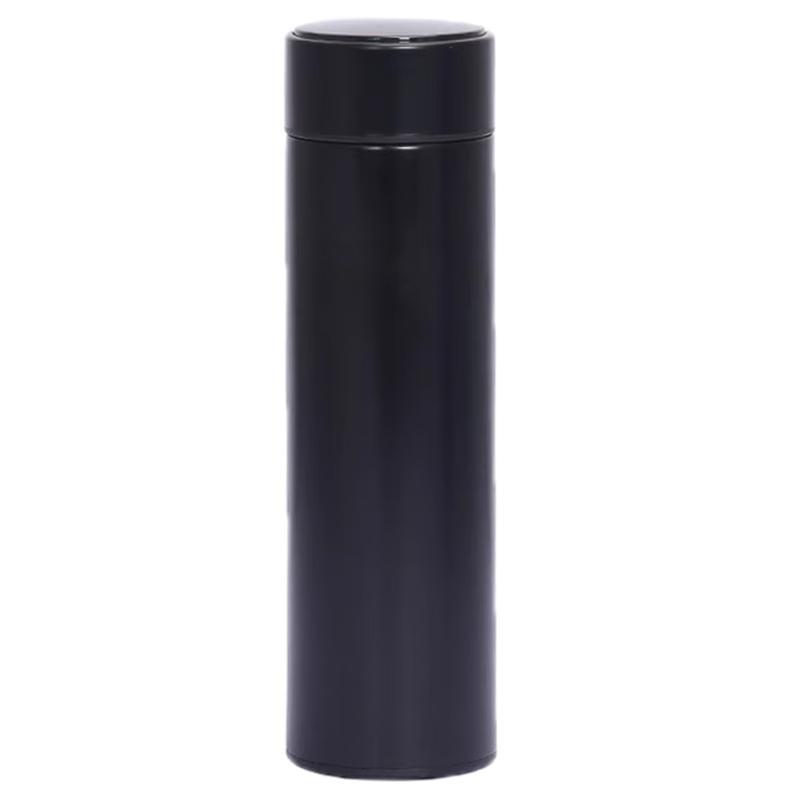 304黑色500ML【带温显+茶漏】