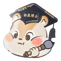 美乐童年松鼠博士儿童贴纸水彩画刮刮画涂色本画本填色本早教认知 松鼠博士-课本百科游戏盒