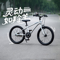 途锐达 F500羚羊系列碳钢款儿童自行车 16\18\20寸 银色粉色