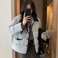 FELIPE VARELA 2025年女短款拼接香风冬季小个子棉服
