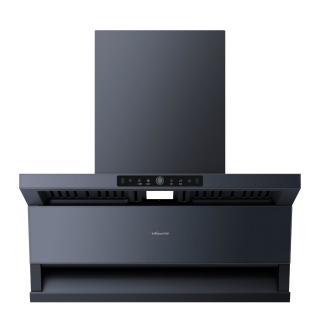 万和 纳米抗污面板 抽油烟机 燃气灶  黑色