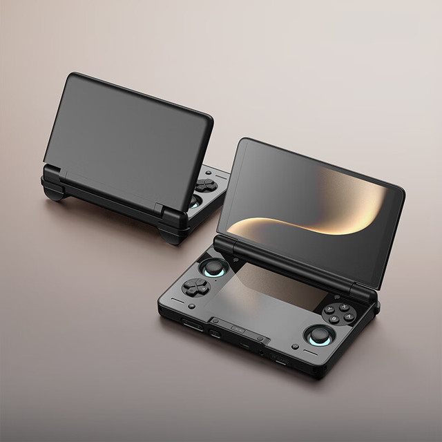 AYN 双屏翻盖游戏机安卓掌机 黑色 SD 8GEN2版 8+128G