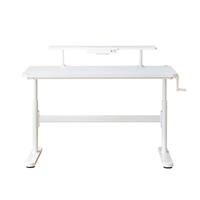 全友家居现代简约青少年多功能可升降书桌书架一体家用儿童学习写字桌 1.4m学习桌+书架