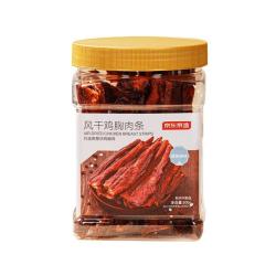 京东京造 风干鸡胸肉条罐装 500g