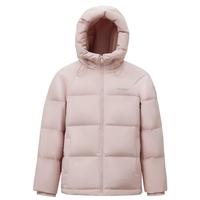 波司登（BOSIDENG）25年女款保暖防风舒适显瘦短款时尚百搭厚冬季外套 暖杏黄3442【欧若风】 S 160/84A 100斤-110斤