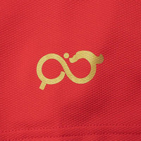 李宁(LI-NING)乒乓球服装男款女款国家队同款短袖运动比赛服037-3赤樱红2XL 国家队同款-赤樱红