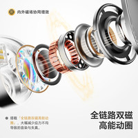  觅声 发烧级HiFi音质 有线耳机  月光银-C口带麦【内置独立DAC解码芯片|电脑用户不拍此项】 不支持充电 3.5mm