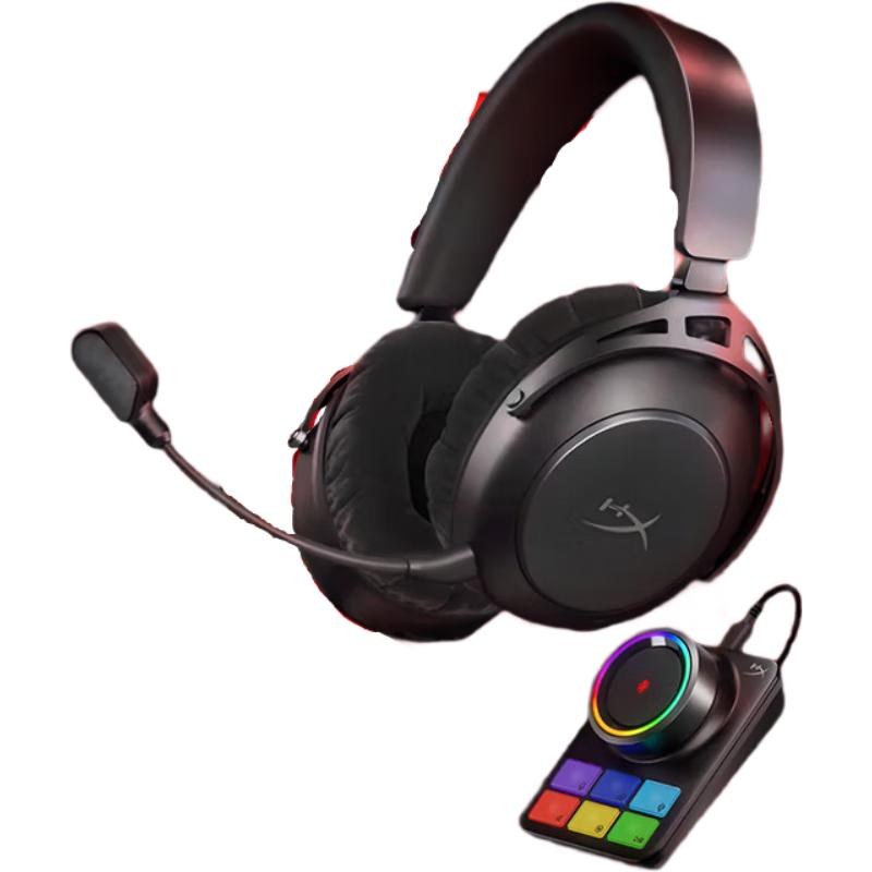 HYPERX 极度未知 Alpha II Wireless 头戴式三模游戏耳机 黑色