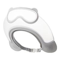 马博士婴儿洗头帽儿童洗澡帽浴帽宝宝洗头可调节护耳洗发帽 灰色