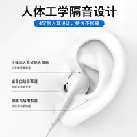 OYOCO 有线耳机 7-14系列扁头自定义设置+绿色小耳朵 Type-C