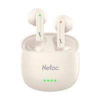 朗科 真无线半入耳式蓝牙耳机 音乐降噪通话 游戏运动超长续航 蓝牙5.3适用安卓苹果小米安卓 LK35米色