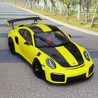 奥图亚 AUTOart 1:18 保时捷911 GT2 RS 汽车模型 (78172 黄色)