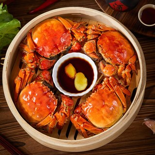 【活蟹】阳澄游大闸蟹 鲜活特大螃蟹公母蟹 海鲜水产生鲜礼盒 公6.0-6.3两母5.0-5.3两5对10只 苏州精挑蟹