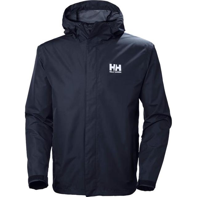 HELLY HANSEN HellyHansen 男式 Seven J 防水防风连帽夹克