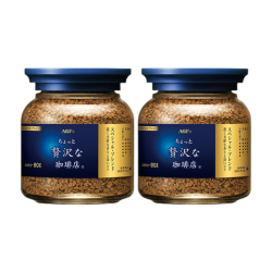 【省30元】AGF咖啡_AGF 冻干速溶黑咖啡特浓混合无蔗糖美式进口80g*2瓶多少钱-什么值得买