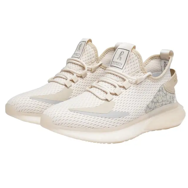 诺贝达 【简约舒适】夏季款百搭休闲运动跑鞋透气软面飞织鞋