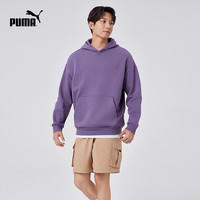 运动卫衣男款宽松运动休闲加绒连帽套头衫 686854puma奥莱 热带湖蓝-22 XXL