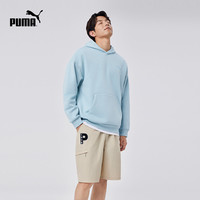 运动卫衣男款宽松运动休闲加绒连帽套头衫 686854puma奥莱 灰色-14 XXL