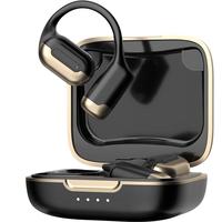 Viken【2025最丨柏林之声】蓝牙耳机挂耳式骨传导概念无线开放式运动跑步防汗骑行超长续航耳夹式 黑色