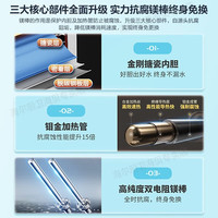 海尔(Haier)政府补贴20% 热水器电热水器扁桶储水式纤薄双胆 2200W速热双镁棒免更换一级能效节能Leader系列 50L 2200W双管加热/内胆免清洗/超一级能效