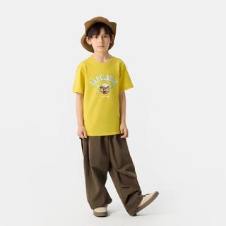 盖璞 【大小童同款】Gap男女童2025夏季款小熊logo纯棉短袖T恤767133