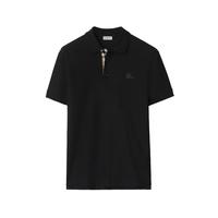 BURBERRY/博柏利 刺绣格纹门襟 男士Polo衫