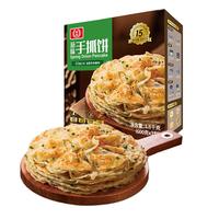 桂冠 葱香味手抓饼1800g 家庭装15片 原味葱油饼 儿童早餐半成品煎卷饼 葱香味手抓饼 1800g