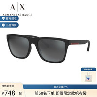 ARMANI 乔治·阿玛尼 ARMANI EXCHANGE/阿玛尼 太阳镜 墨镜 0AX4080SF 浅灰色镜面黑