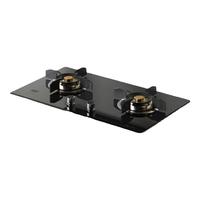 德普 depelec燃气灶灶具D5纳米科技防油污面板台嵌两用燃气灶双边定时5.2kW猛火 【双边定时灶】D5极夜黑-防油污面板 天然气