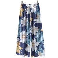 薇靡雅 女士棉绸阔腿裤 10101788067443