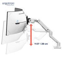 ERGOTRON 爱格升 HX-VHD重型G9显示器支架57英寸超大屏电脑支架显示器支架臂旋转电脑架台式机底座增高架45-693-216