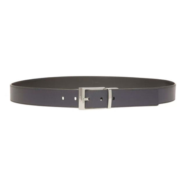 今日必买：BALLY 巴利 男双面商务礼盒装牛皮针扣皮带   海军蓝 110