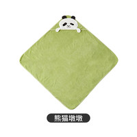 ibaby/英伦宝贝儿童秋冬浴巾长效抗菌防螨抑敏天然银离子小毛圈洗浴巾 熊猫墩墩