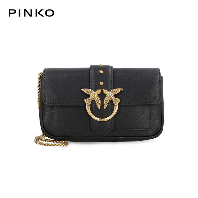 品高 LOVE POCKET迷你单肩斜挎包飞鸟燕子包黑色