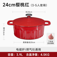 知吾煮 Zhiwuzhu 知吾煮 铸铁珐琅锅 24cm