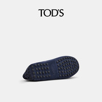 托德斯TOD'S2025秋冬男士皮革豆豆鞋平底鞋休闲鞋 蓝色 40