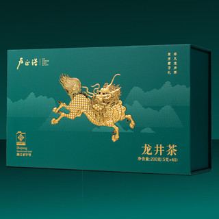 卢正浩绿茶2025新茶明前龙井双罐茶叶礼盒茶礼 礼盒200g