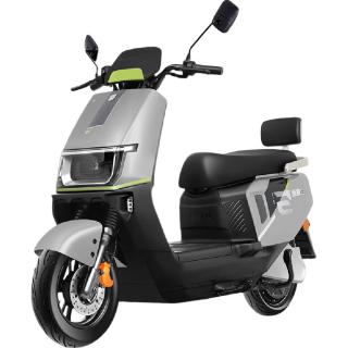 绿源 电动摩托车S16Ultra液压减震家用车液冷电机保十年 银