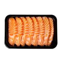 (补贴)冰岛冰鲜三文鱼4份中段鱼腩开袋即食刺身共800g