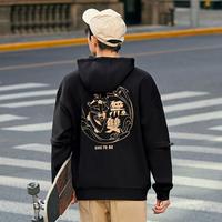 鸿星尔克 【无双】秋季套头带帽卫衣印花男女运动上衣运动卫衣百搭