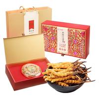 挖草人 野生冬虫夏草 中老年人养生滋补品 虫草礼盒 二级草[1克三根] 30克豪礼装 野生虫草