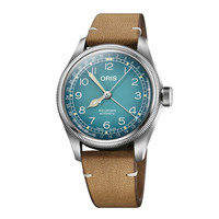 ORIS 豪利时 手表男 航空大表冠机械皮带男表