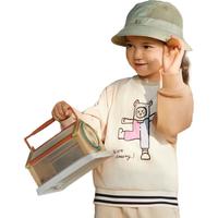 巴拉巴拉童装男童卫衣女童春秋装2024宝宝圆领上衣舒适休闲潮208324121209 白色调00311 110